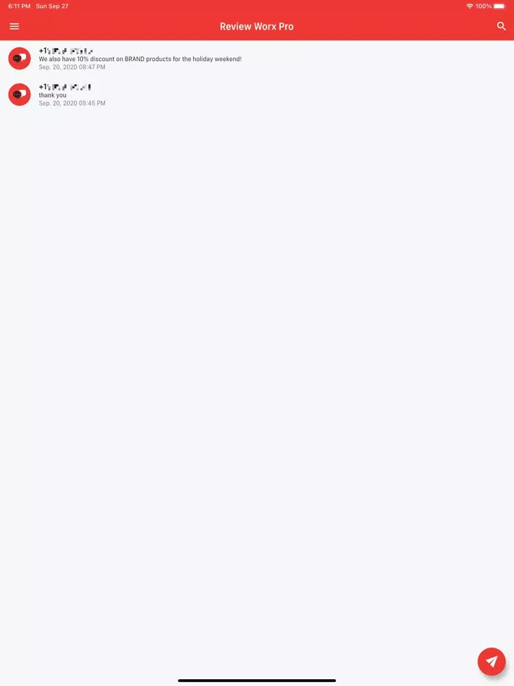 Capturas de pantalla de Review Worx Pro iPad 