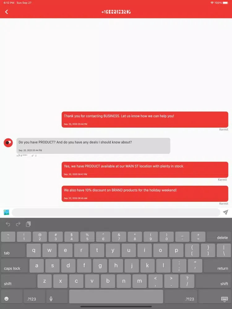 Capturas de pantalla de Review Worx Pro iPad 