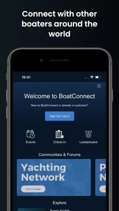 Capturas de pantalla de Boat Connect.
