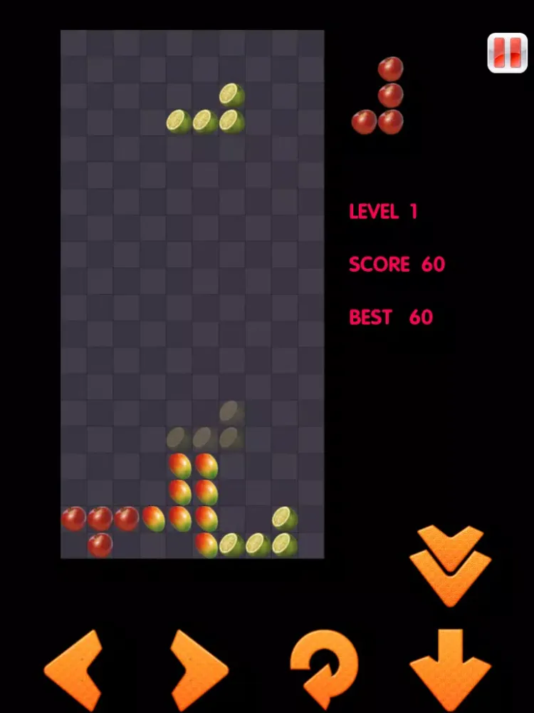 Fruits Blocks iPad  スクリーンショット