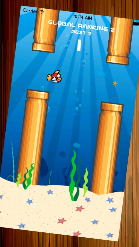 Flying Tiny Fish - The Adventure Of A Tiny Bird Fish应用截图