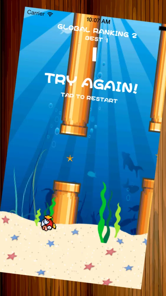 Flying Tiny Fish - The Adventure Of A Tiny Bird Fish应用截图