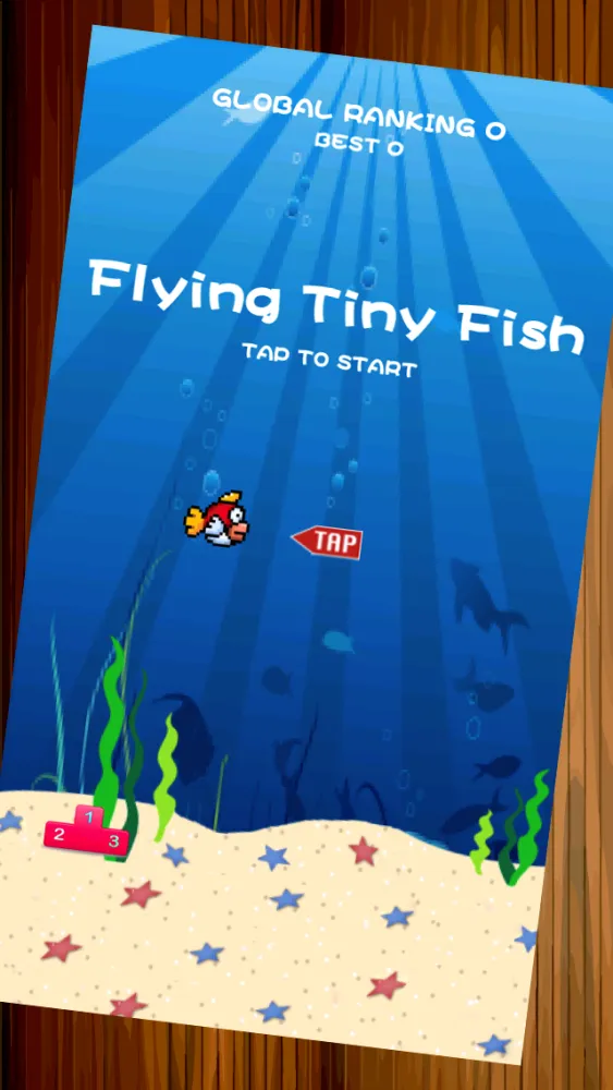 Flying Tiny Fish - The Adventure Of A Tiny Bird Fish应用截图