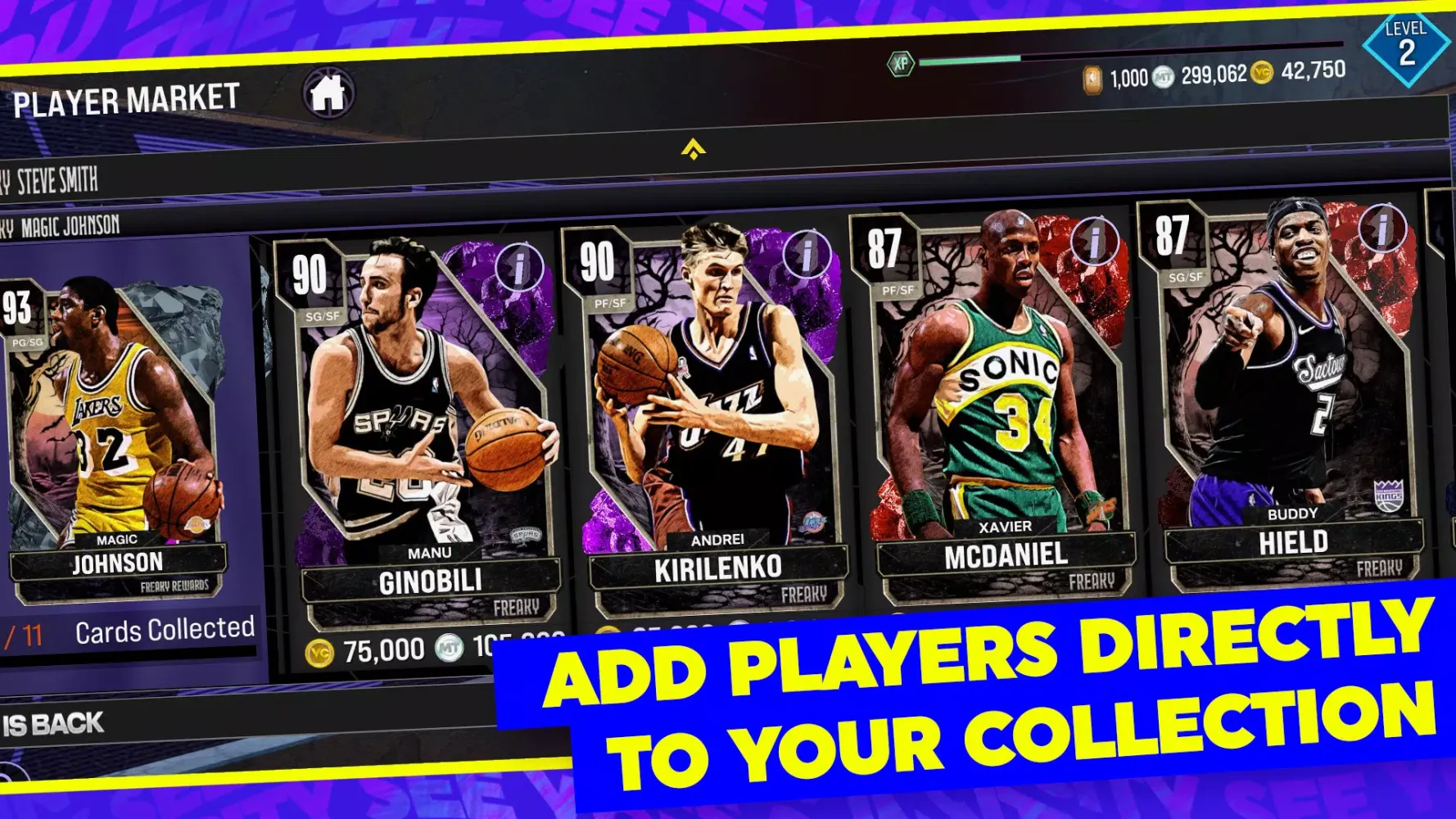 Tangkapan layar NBA 2K24 MyTEAM