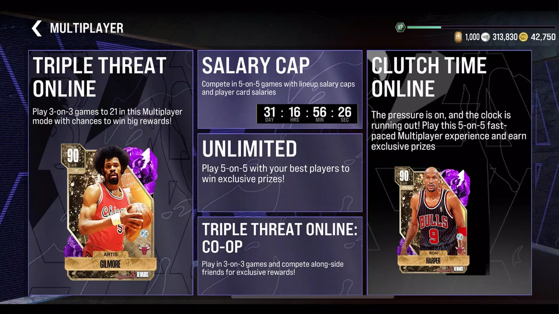 Tangkapan layar NBA 2K24 MyTEAM