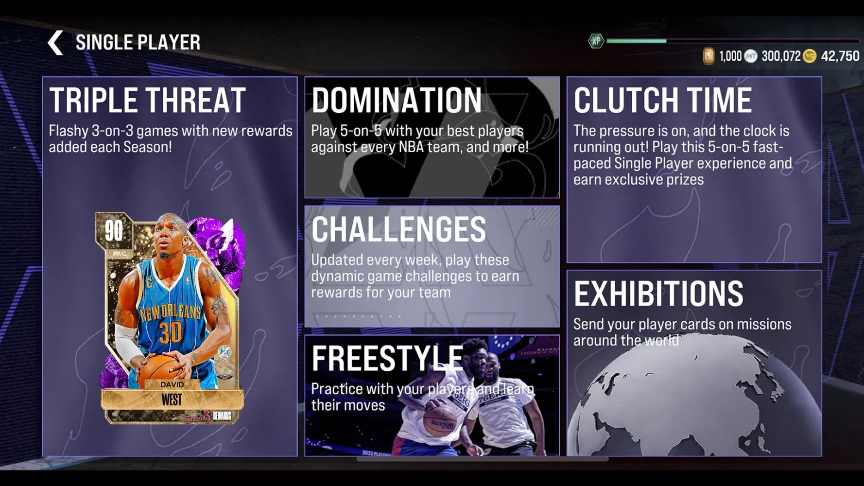 Tangkapan layar NBA 2K24 MyTEAM