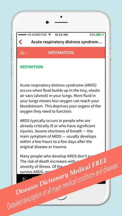 Screenshot di Diseases Dictionary Medical