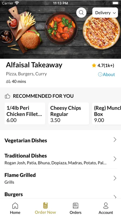 Screenshot di Alfaisal Takeaway