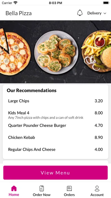 Bella Pizza Prestongate Ekran Görüntüleri
