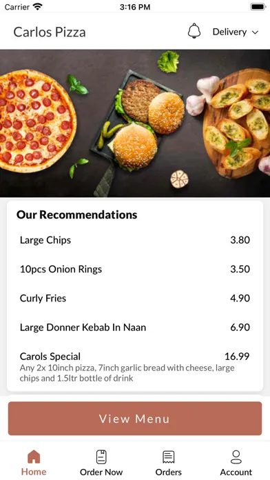 Carlos Pizza Screenshots