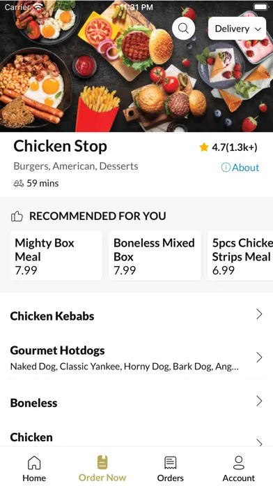 Ảnh chụp màn hình của Chicken Stop Grimsby