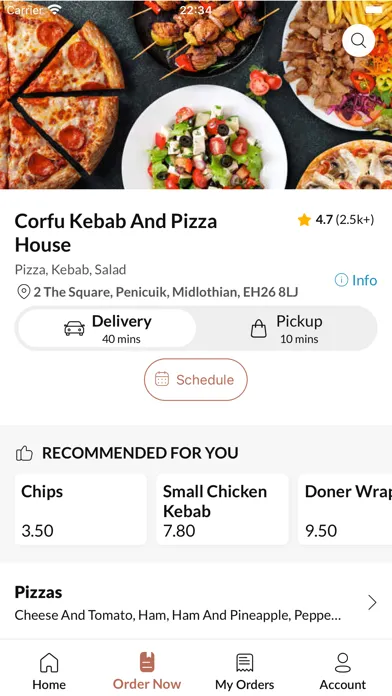 Corfu Kebab And Pizza House應用截圖