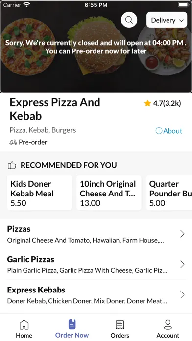 Express Pizza And Kebab स्क्रीनशॉट
