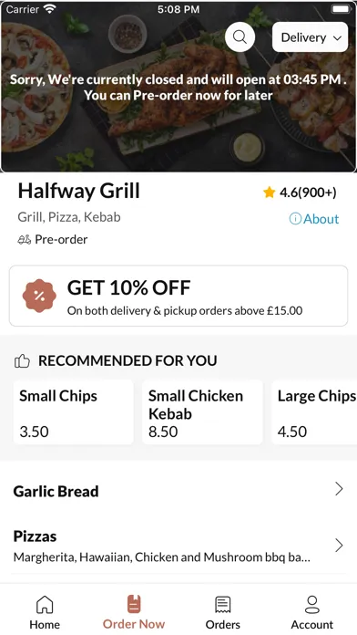 Halfway Grill スクリーンショット