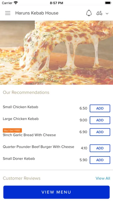 Tangkapan skrin Haruns Kebab House