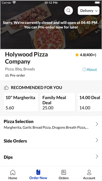 Holywood Pizza Company Screenshots