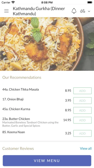 Kathmandu Gurkha Restaurant Ekran Görüntüleri