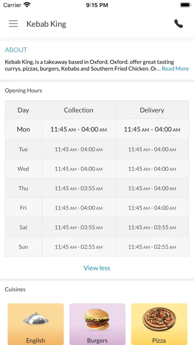 Kebab King Oxford Screenshots