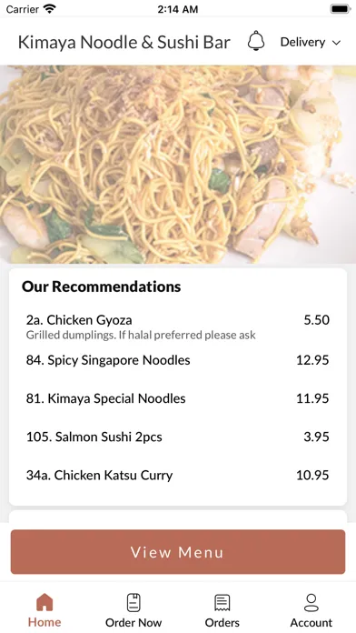 Zrzuty ekranu Kimaya Noodle & Sushi Bar