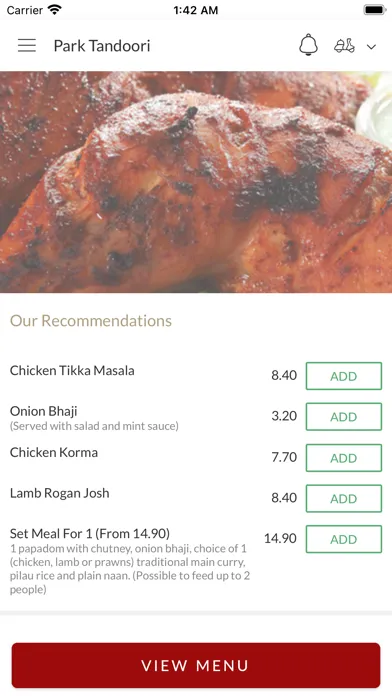Capturas de pantalla de Park Tandoori