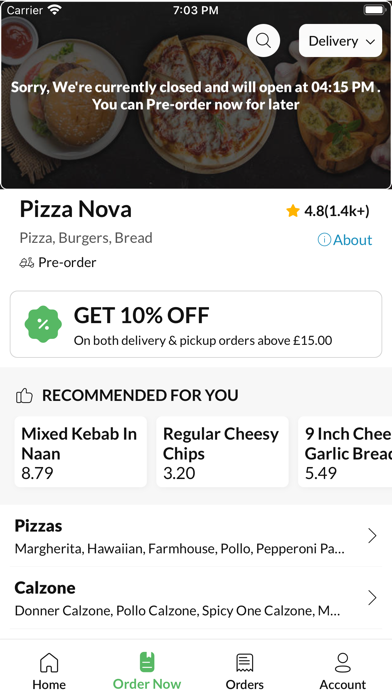 Pizza Nova Ramsbottom Screenshots