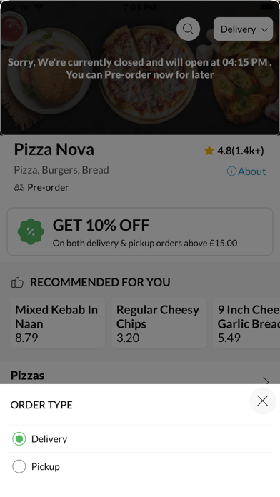 Pizza Nova Ramsbottom Screenshots