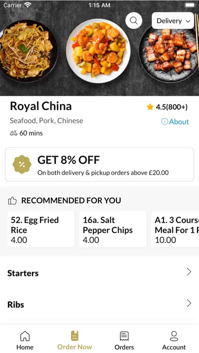 Capturas de tela do Royal China