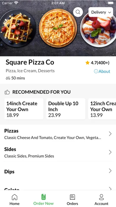 Square Pizza Co Ely स्क्रीनशॉट