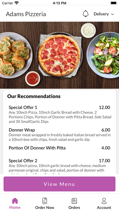 Adams Pizzeria Screenshots