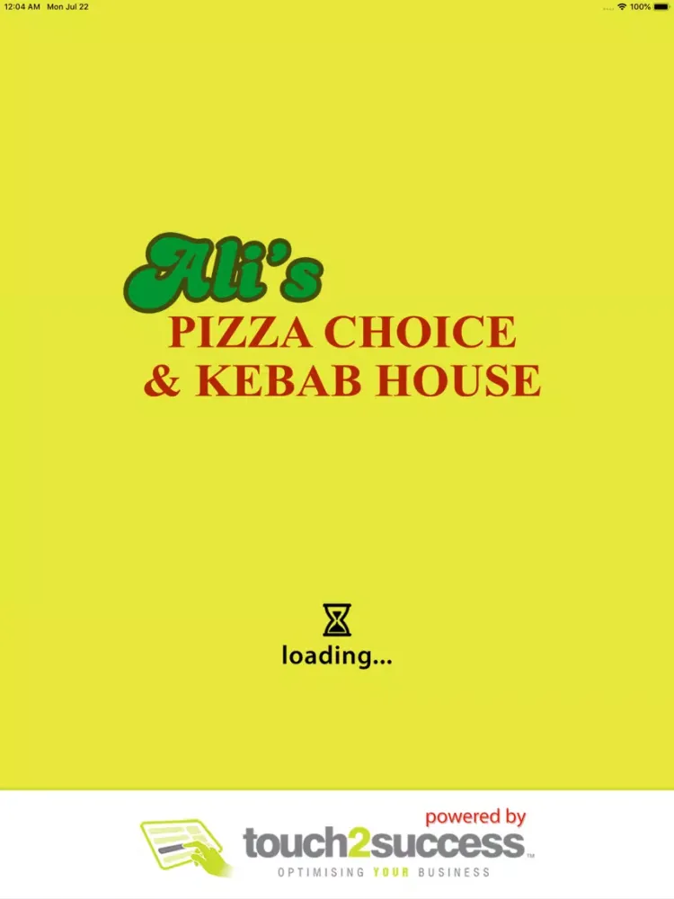 Ali's Pizza Choice &KebabHouse iPad  سکرین شاٹس