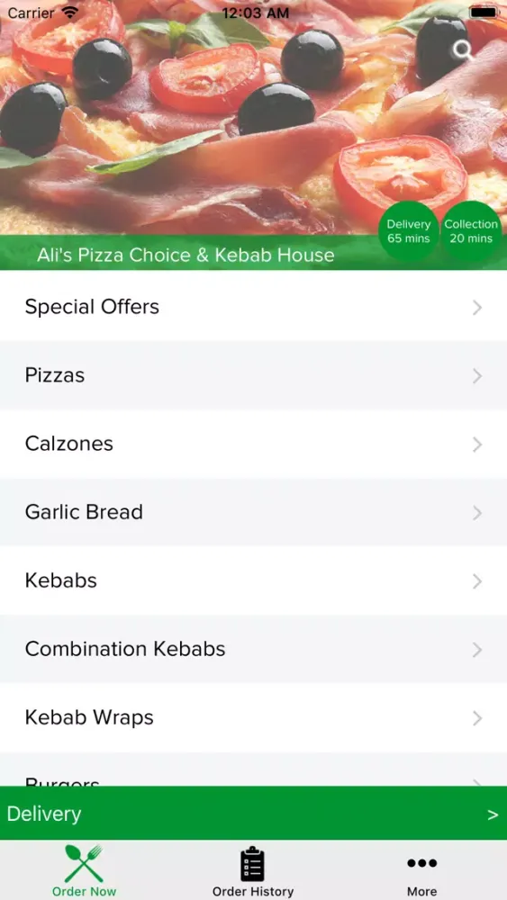 Ali's Pizza Choice &KebabHouse سکرین شاٹس