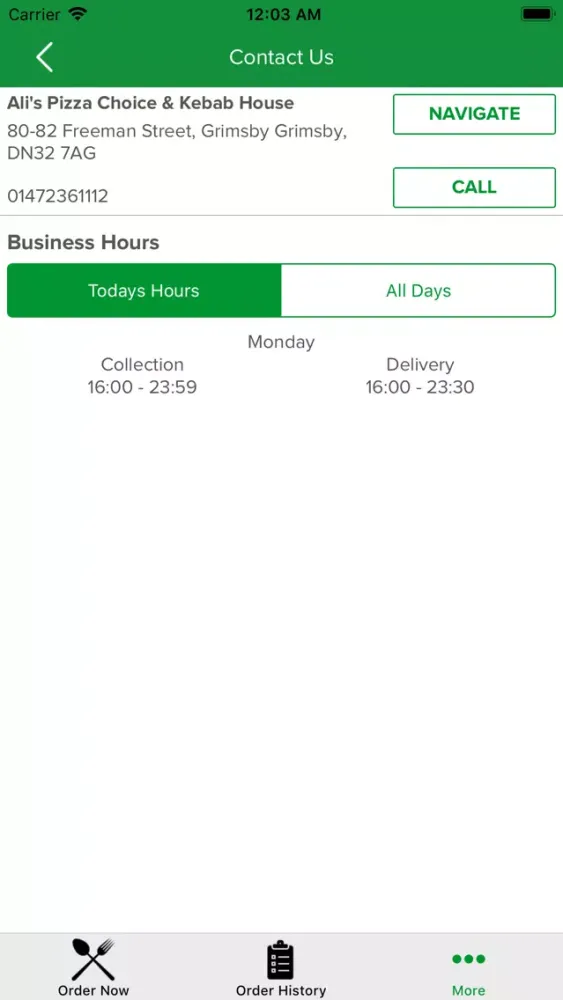 Ali's Pizza Choice &KebabHouse سکرین شاٹس