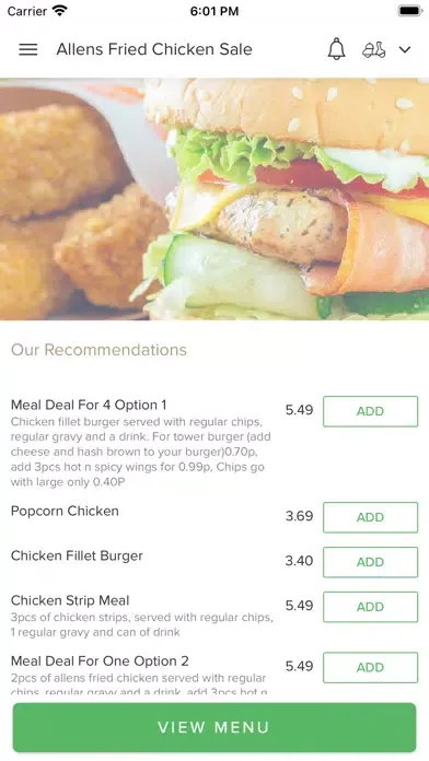 تصاویر Allens Fried Chicken Sale
