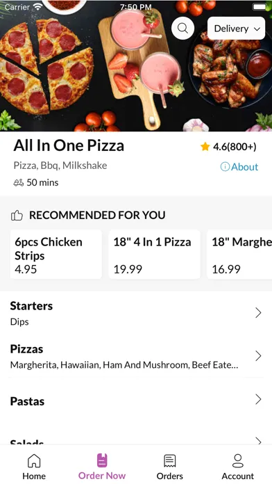 Capturas de pantalla de All In One Pizza