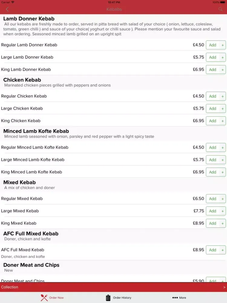 American Fried Chicken iPad  স্ক্রিনশট