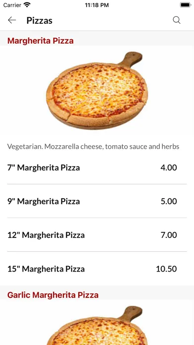 Tangkapan layar Apna Pizza Bar Sparkhill