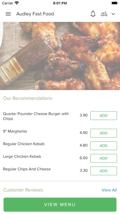 Audley Fast Food Screenshots