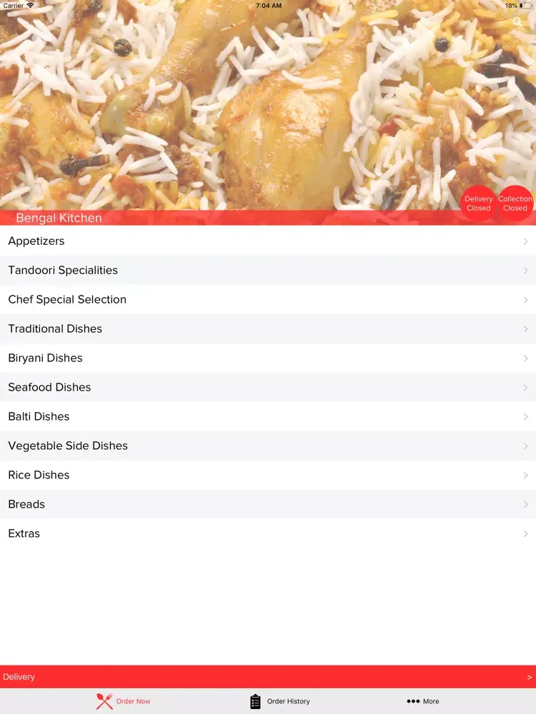 Bengal Kitchen BS165NJ iPad 應用截圖