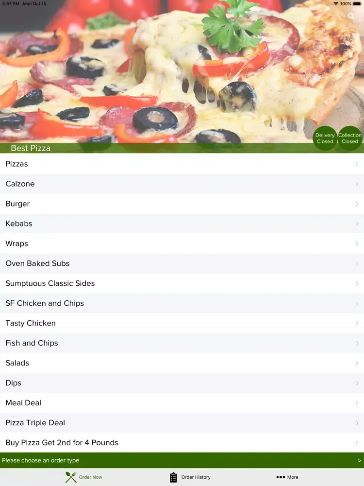 Best Pizza Derby iPad  स्क्रीनशॉट
