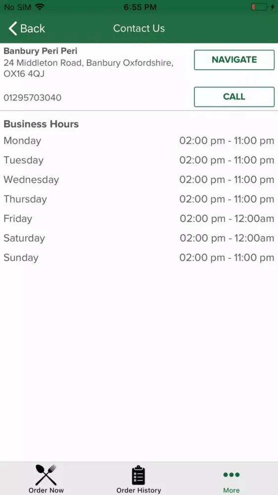 Banbury Peri Peri سکرین شاٹس