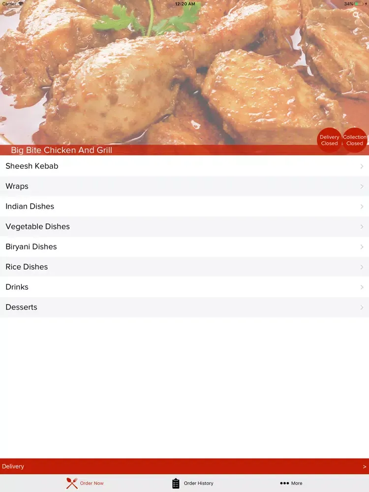 Big Bite Chicken And Grill iPad  Screenshots