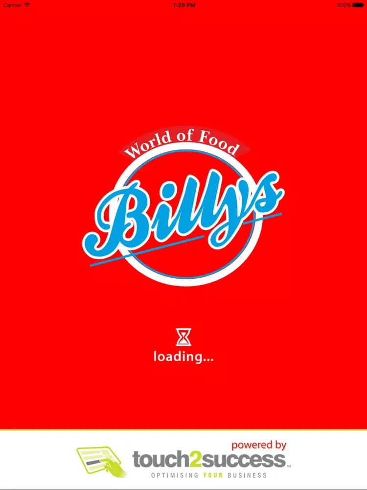 Billys Fish Bar iPad  স্ক্রিনশট