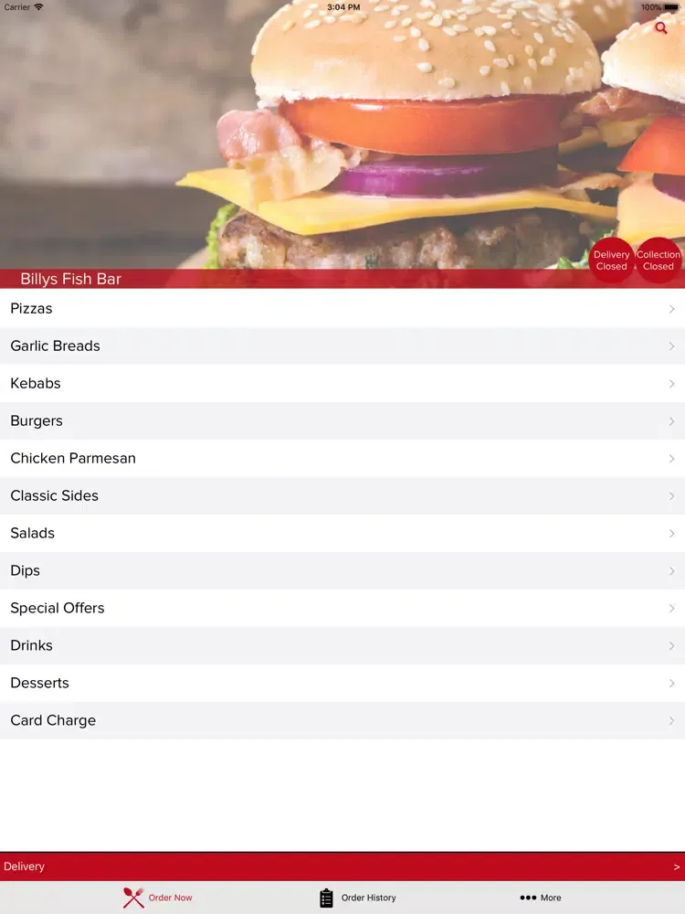 Billys Fish Bar iPad  স্ক্রিনশট