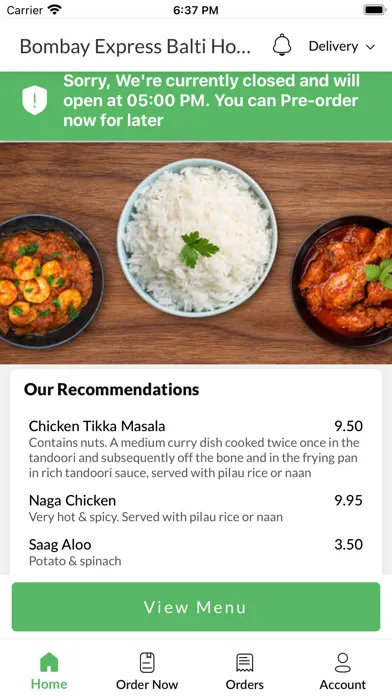 Bombay Express Balti House Screenshots