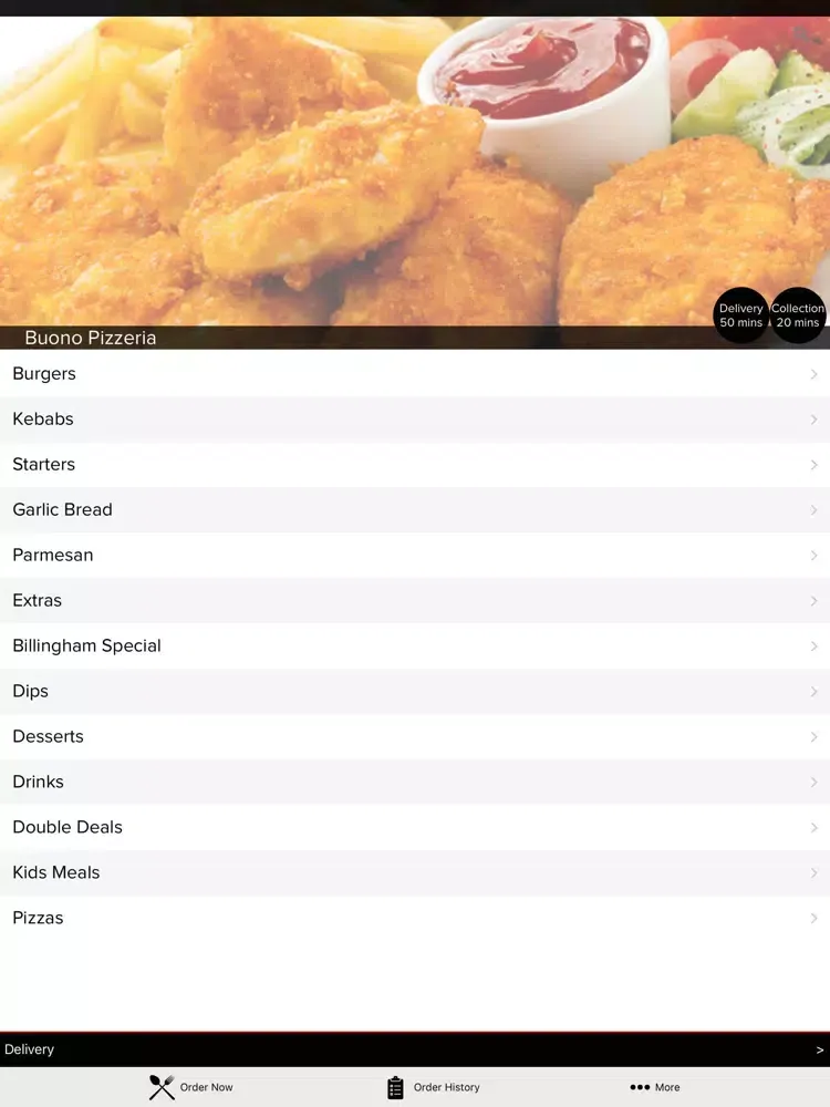 Скриншоты Buono Pizzeria iPad 