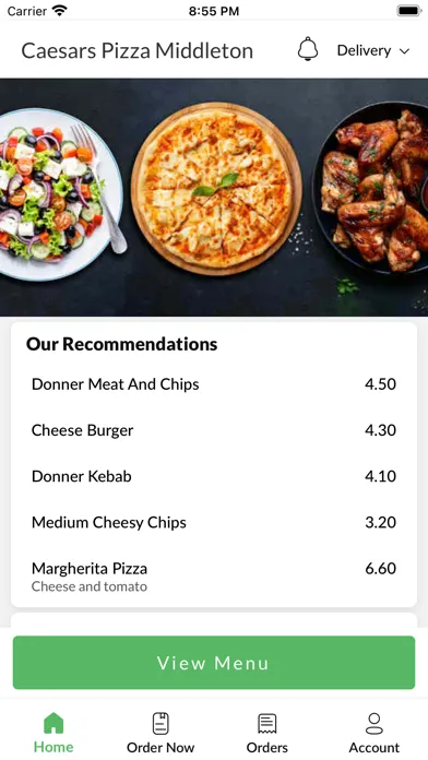 Captures d'écran de Caesars Pizza Middleton