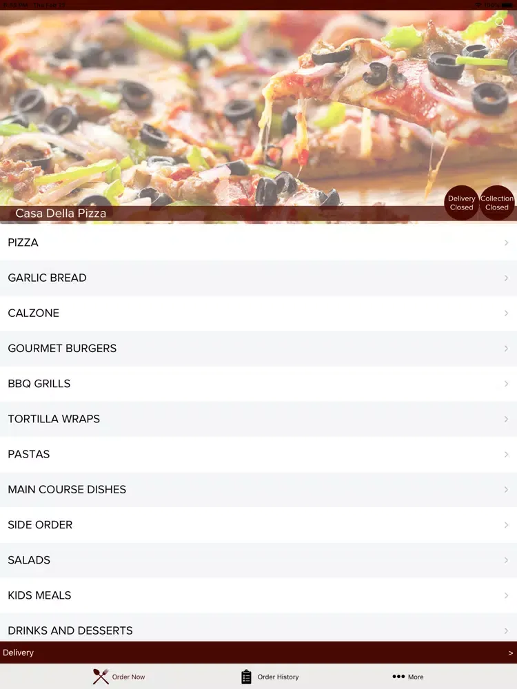 Casa Della Pizza-HU5 3TL iPad  স্ক্রিনশট