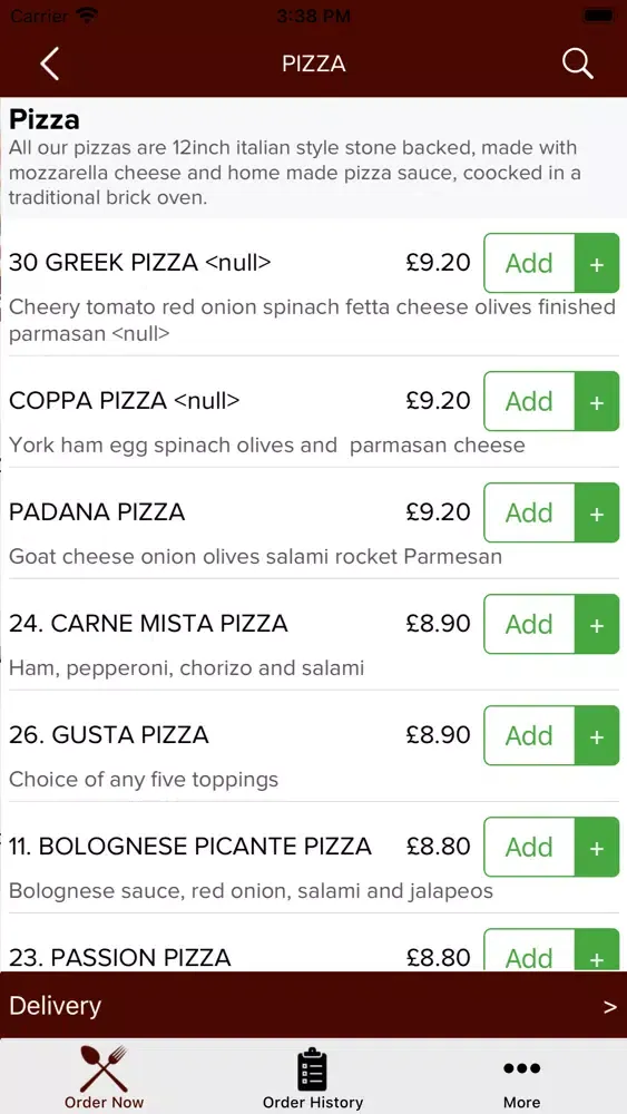 Casa Della Pizza-HU5 3TL স্ক্রিনশট