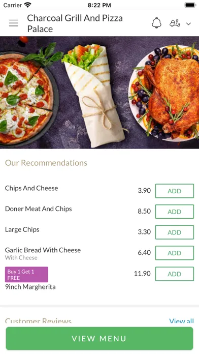Charcoal Grill & Pizza Palace Ekran Görüntüleri