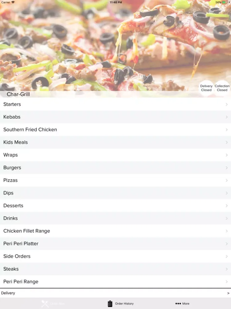 Capturas de pantalla de CharGrill iPad 